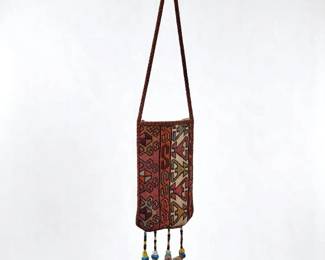A Handmade Turkish Anatolian Woven Bag