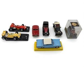 Lot Of 7 Vintage Diecast / Plastic Cars From Various Regions