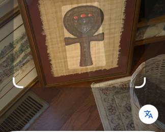 Ankh framed painting …