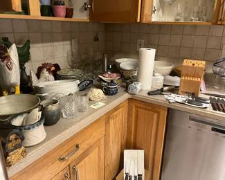 Kitchenware… lots of new items in boxes