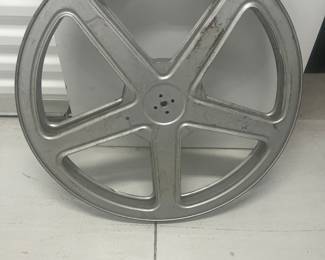 Large vintage Movie Theater reel. 