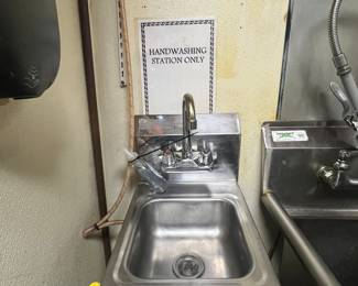 Stainless Handwashing Sink- $75