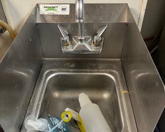 Stainless Handwashing Sink- $75