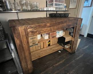 Reclaimed Wood Bar- $275