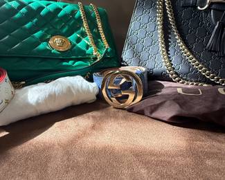 Authentic Gucci, Louis Vuitton, Versace ,Salvatore Ferragamo.