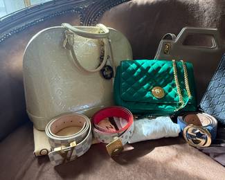 Authentic Gucci, Louis Vuitton, Versace ,Salvatore Ferragamo.