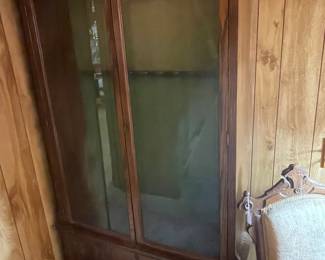 Walnut Gun Cabinet Priced To Move!!