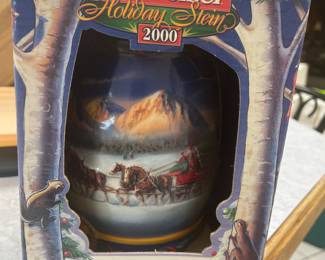 25 year old Budweiser stein NEW IN the BOX. Christmas will be here before we know it!