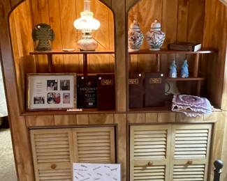 Vintage items all through the home.