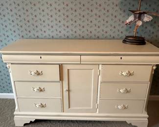 Betsy Cameron  by Lexington Storybook Collection White Wood 9 Drawer Dresser 33 x 56 x 19 in. - $400.00