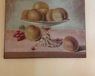 Fruit Panel on Wood Wall Art - 24" x 18.5" - $75.00