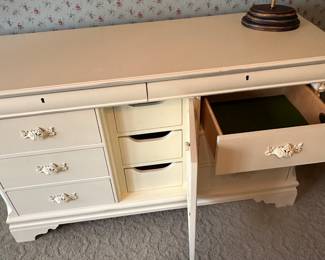 Betsy Cameron  by Lexington Storybook Collection White Wood 9 Drawer Dresser 33 x 56 x 19 in. - $400.00