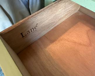 Lane Cottage Green Scalloped Single Drawer Nightstand  30 x 28 x 19 in. - $118