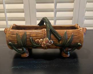 Vintage Ceramic Roseville-Style Planter $45.00