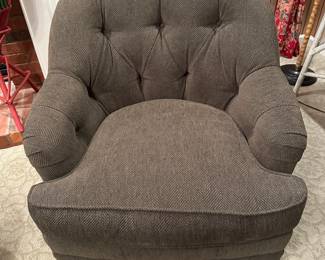 Brown Swivel Chair 33 x 32 x 29 in. - $235.00