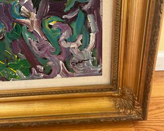 Oil Painting Flowers by Artist Sverdlove - 33" x 44-3/4" - $975.00