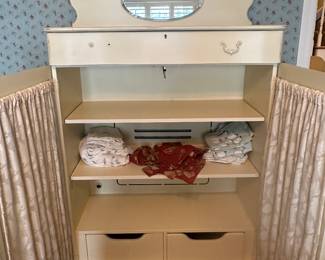 Betsy Cameron  by Lexington Story book Collection White Wood Armoire 68 x 42 x 19 in. - $300.00