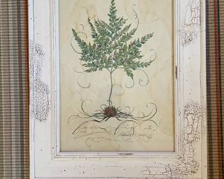KC Home Limited Edition Fern Fig 1 Print - Artist Signed, Numbered (106) & Dated - 16" x 21" - $175.00