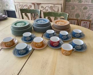Limoges Paniers Fleuris Paniers by Patrick Frey - 57 Piece Set - $1500.00