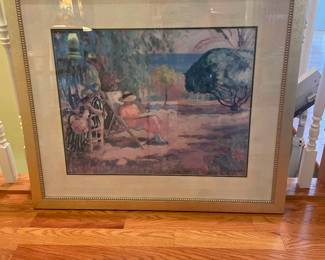 Sonja Williman Designs Summer Shade Artist Signed - 38.5" x 34" - $275.00