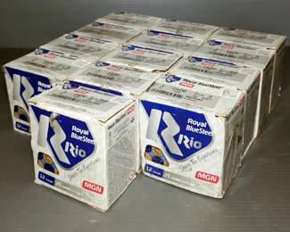 Rio Game Load Blue Steel 12 ga Ammo, Approx 250 Rds