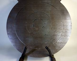 Metal Target Gong With Hanging Hook, 23.5" x 23.5"