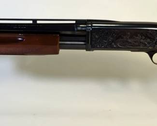 Japan Browning Upland Field Model 12 ga Pump Action Shotgun SN# 30385NXB52, For 2 3/4" And 3" Shells, 22" Bbl, With Box