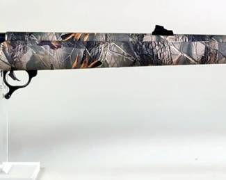 Thompson Center Arms Omega .50 Cal Black Powder Rifle SN# 54412, Fiber Optic Sights, Realtree Hardwoods Wrap