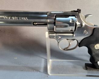 Colt King Cobra .357 Mag 6-Shot Revolver SN# KU2105, 6" Bbl, Adjustable Rear Sight, Paperwork, In Original Hard Case