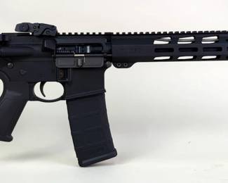 Ruger AR-556 5.56 Nato Rifle SN# 858-89929, Flip Up Peep Sight, Adjustable Stock