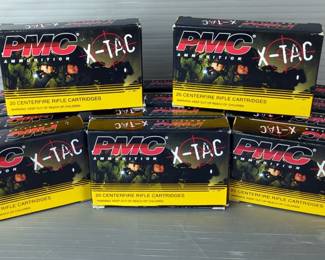 PMC X-TAC Centerfire 5.56 NATO Rifle Cartridges, Approx 280 Rds