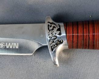 Hunt-Down Knife With 5.25" Blade, In Nylon Sheath