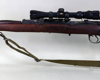 Lee Enfield/ CAI No. 1 Mk III .303 British Bolt Action Rifle SN# 59739, Believed To Have Been Used In A TV Or Movie Production, BSA .22 Special 3-9x32 Scope