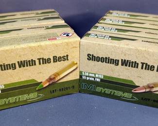 IMI Systems 5.56mm M193 Ammo, Approx 240 Rds