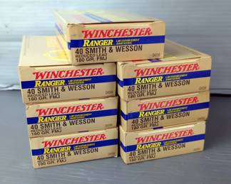 Winchester Ranger 40 S&W Reduced Lead Ammo, Approx 350 Rds