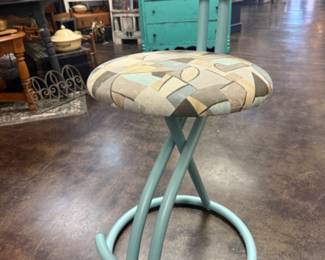 Retro 1960s Pomona post modern bar stool 