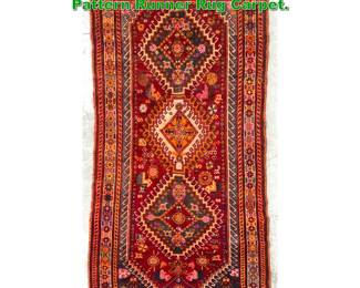 Lot 1850 3 3 X 7 2 Handmade Geometric Pattern Runner Rug Carpet. 