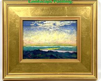 Lot 1964 Joseph Earl Schract Landscape Painting.