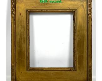 Lot 1967 Newcomb Macklin Style Frame. Gilt wood. 