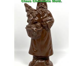 Lot 2322 Composite material Faux Santa Claus Chocolate Mold. 