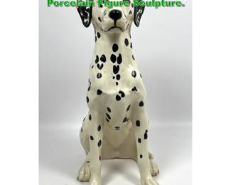 Lot 2110 Large Beswick Seat Dalmatian Porcelain Figure Sculpture. 