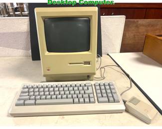 Lot 2213 Vintage Apple Macintosh Plus Desktop Computer. 