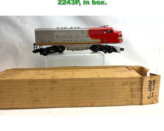 Lot 2356 Lionel Funit diesel locomotive, 2243P, in box.