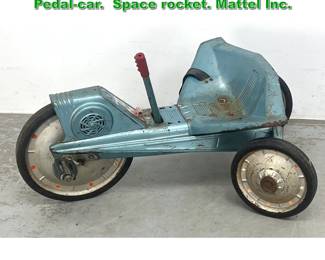 Lot 2129 Vintage VRroom VRROOM X15 Pedalcar. Space rocket. Mattel Inc. 