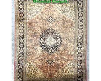 Lot 1834 5 2 X 8 Silk Hand Made Oriental Carpet.