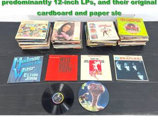 Lot 2257 137 pcs vintage vinyl records, predominantly 12inch LPs, and their original cardboard and paper sle