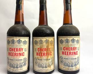 Lot 2418 3 Bottles. Cherry Heering. 