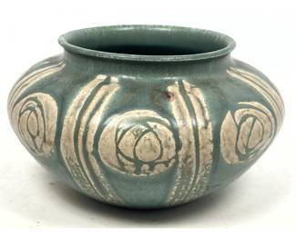 Lot 2032 Asian Pottery Decorated Bowl. 