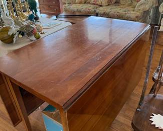 Drop leaf table. Solid. Ready for your next feast!