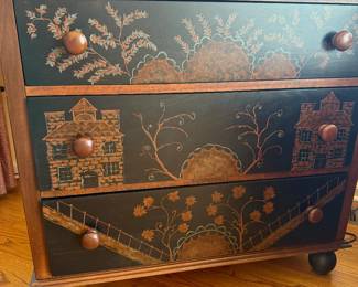 BEAUTIFUL painted three drawer dresser
